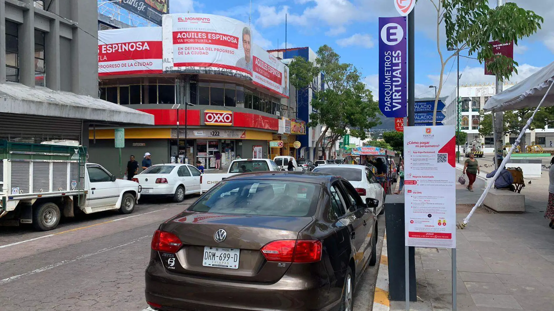 Parquimetros virtuales avenida